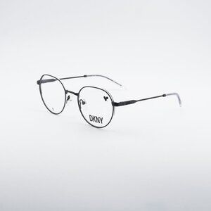 DKNY DK1032 001 Eyeglasses Matte Black 48mm Round Frame